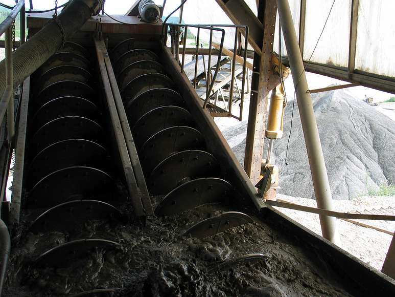 May 18, 2004 - Outside of Fairbanks, Alaska.<br />May family placer gold mining operation.