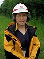 June 18, 2004 - Fairbanks, Alaska.<br />Joyce readyt to enter the permafrost tunnel.