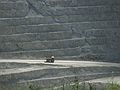 June 18, 2004 - Fort Knox Gold Mine near Fairbanks, Alaska.<br />Each terrace is 25 feet wide and 50 feet deep.<br />This is an ore mine.