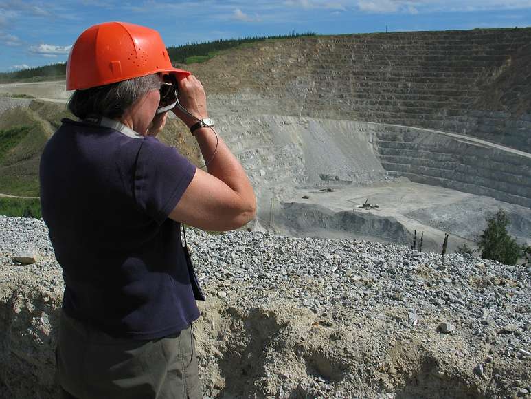 June 18, 2004 - Fort Knox Gold Mine near Fairbanks, Alaska.<br />Joyce.