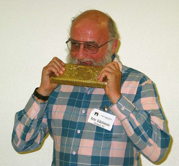 June 18, 2004 - Fort Knox Gold Mine near Fairbanks, Alaska.<br />Eric hamming it up.