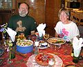 June 18, 2004 - Fairbanks suburbs, Alaska.<br />Our dinner hosts, Greg and Susie Zimmerman.