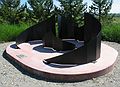June 19, 2004 - University of Alaska, Fairbanks, Alaska.<br />Georgeson Botanical Gardens.<br />"The Crab" by Catherine Zuelsdorf.