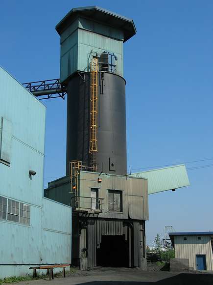 June 20, 2004 - Fairbanks, Alaska.<br />Part of Fairbanks power generating plant.