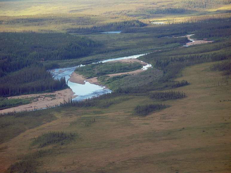 June 20, 2004 - Approaching Coldfoot, Alaska.