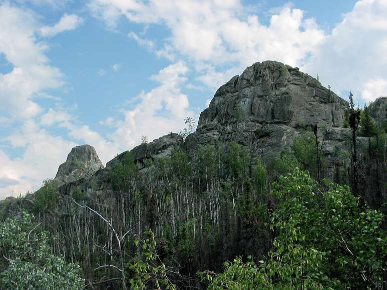 June 22, 2004 - Along the Chena Hot Springs Road.<br />On the Angel Rocks Trail in the Chena River State Recreation Area.