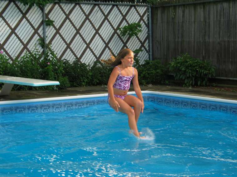 July 17, 2004 - At Memere Marie's in Lawrence, Massachusetts.<br />Holly's and Marissa's birthday celebration.<br />Marissa.