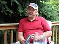 August 1, 2004 - Marblehead, Massachusetts.<br />Abrams family gathering at Cheryl's house.<br />Norman, Rebecca's boyfriend.