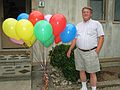 August 1, 2004 - Manchester by the Sea, Massachusetts.<br />Uldis' 60th birthday celebration.<br />Uldis, the birthday boy.