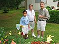 August 1, 2004 - Manchester by the Sea, Massachusetts.<br />Uldis' 60th birthday celebration.<br />Eriks, Uldis, and Juris.