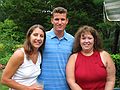 August 1, 2004 - Manchester by the Sea, Massachusetts.<br />Uldis' 60th birthday celebration.<br />Katrina, her boyfriend, and her stepmother Priscilla.