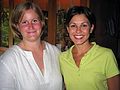 August 1, 2004 - Manchester by the Sea, Massachusetts.<br />Uldis' 60th birthday celebration.<br />Laila and her friend Casy.