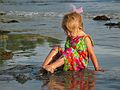 August 1, 2004 - Manchester by the Sea, Massachusetts.<br />Uldis' 60th birthday celebration.<br />Diana at White Beach.