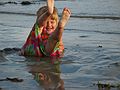 August 1, 2004 - Manchester by the Sea, Massachusetts.<br />Uldis' 60th birthday celebration.<br />Diana at White Beach.