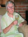August 1, 2004 - Manchester by the Sea, Massachusetts.<br />Uldis' 60th birthday celebration.<br />Mirdza (Uldis' mother).