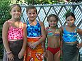 August 2, 2004 - Lawrence, Massachusetts.<br />Family get-together to see Melody, who was visiting from California.<br />Marissa, Laura, Hannah, Arianna.