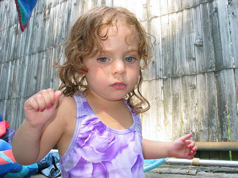August 2, 2004 - Lawrence, Massachusetts.<br />Family get-together to see Melody, who was visiting from California.<br />Miranda.