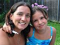 August 2, 2004 - Lawrence, Massachusetts.<br />Family get-together to see Melody, who was visiting from California.<br />Melody and Arianna.
