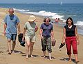 August 3, 2004 - Plum Island, Massachusetts.<br />Ronnie, Baiba, Joyce, and Melody.