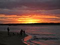 August 6, 2004 - Plum Island, Massachusetts.<br />Sunset at the mouth of the Merrimack River.