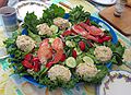 August 9, 2004 - Lawrence, Massachusetts.<br />Dominic's lobster salad.