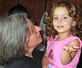 Sept. 5, 2004 - At Memere Marie's in Lawrence, Massachusetts.<br />Joyce and Miranda.