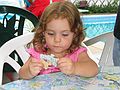 Sept. 5, 2004 - At Memere Marie's in Lawrence, Massachusetts.<br />Miranda.