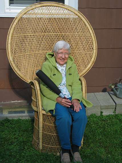 Sept. 5, 2004 - At Memere Marie's in Lawrence, Massachusetts.<br />Marie.