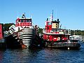 Sept. 26, 2004 - Belfast, Maine.<br />Tug boats in Belfast harbor.