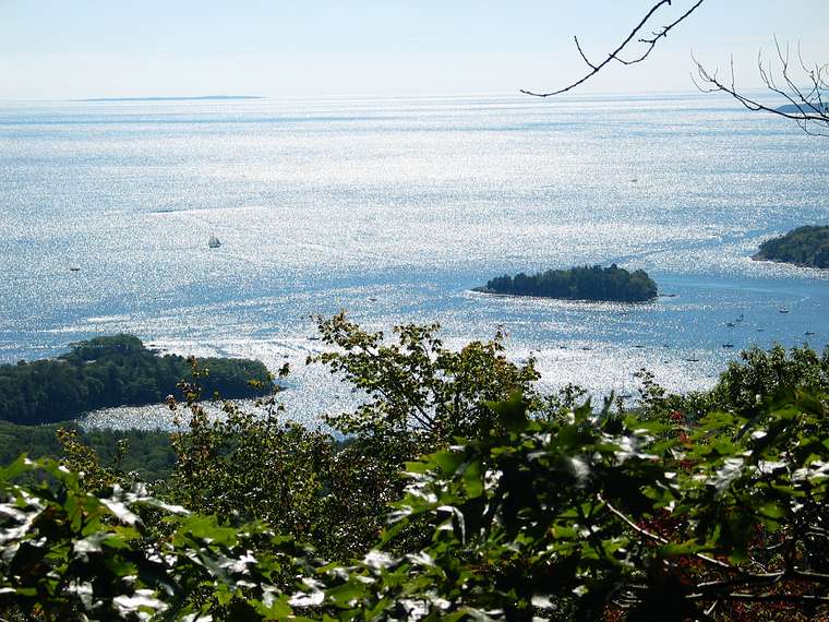 Sept. 26, 2004 - Camden Hills State Park, Maine.<br />View from Adams Lookout.