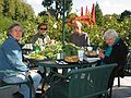 Oct. 16, 2004 - National Gallery of Art Sculpture Garden, Washington, DC.<br />Joyce, Baiba, Ronnie, and Marie.