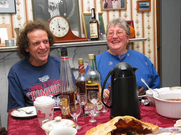 Nov. 25, 2004 - Tewksbury, Massachusetts.<br />Thanksgiving dinner at Paul and Norma's.<br />Paul and Norma.