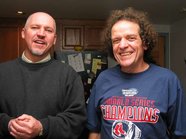Nov. 25, 2004 - Tewksbury, Massachusetts.<br />Thanksgiving dinner at Paul and Norma's.<br />Tom and Paul.