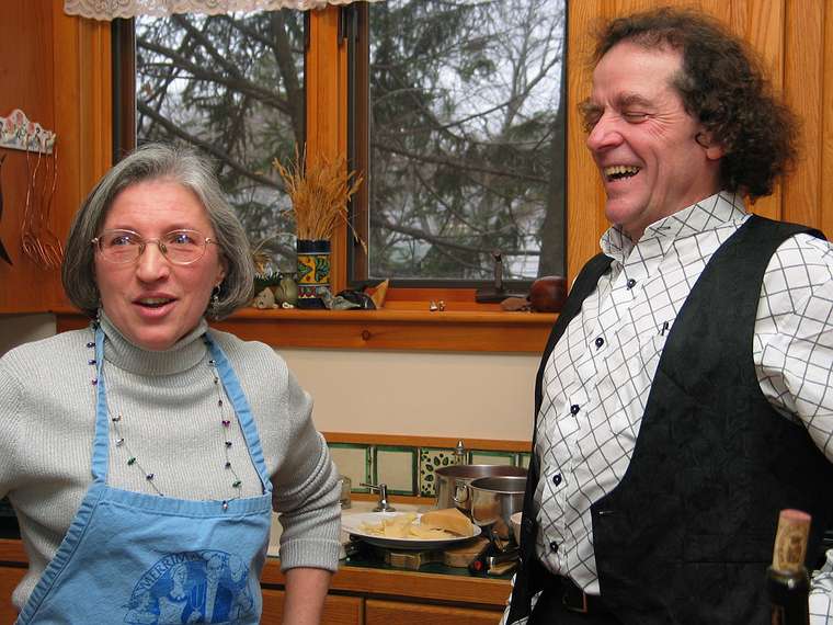 Dec. 25, 2004 - Merrimac, Massachusetts.<br />Joyce and Paul.
