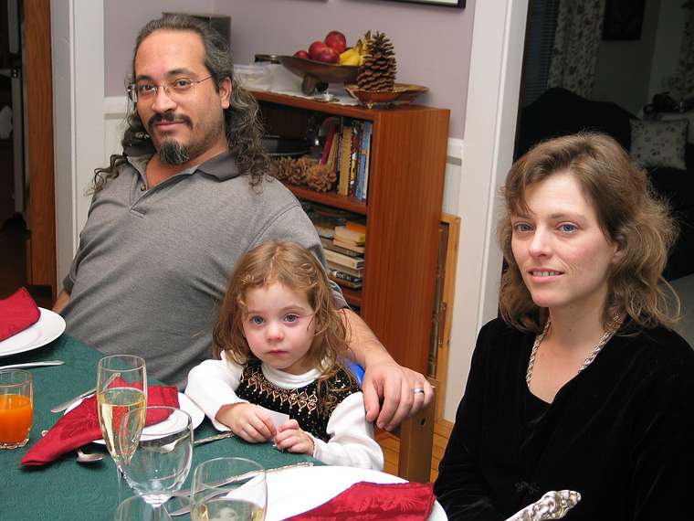 Dec. 25, 2004 - Merrimac, Massachusetts.<br />Carl, Miranda, and Holly.