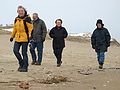 Dec. 31, 2004 - Parker River National Wildlife Refuge, Plum Island, Massachusetts.<br />Joyce, Ronnie, Baiba, and Bonnie.