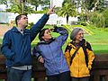 Jan. 9, 2005 - San Francisco, California.<br />At the Conservatory of Flowers in Golden Gate Park.<br />Sati, Melody, and Joyce.