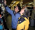 Jan. 11, 2005 - Oakland, California.<br />Melody and Joyce buying fabric for Joyce's pants that Melody then made.