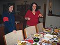 Jan. 12, 2005 - El Cerrito, California.<br />Dinner at Sati's parents house.<br />Melody and Sargam.