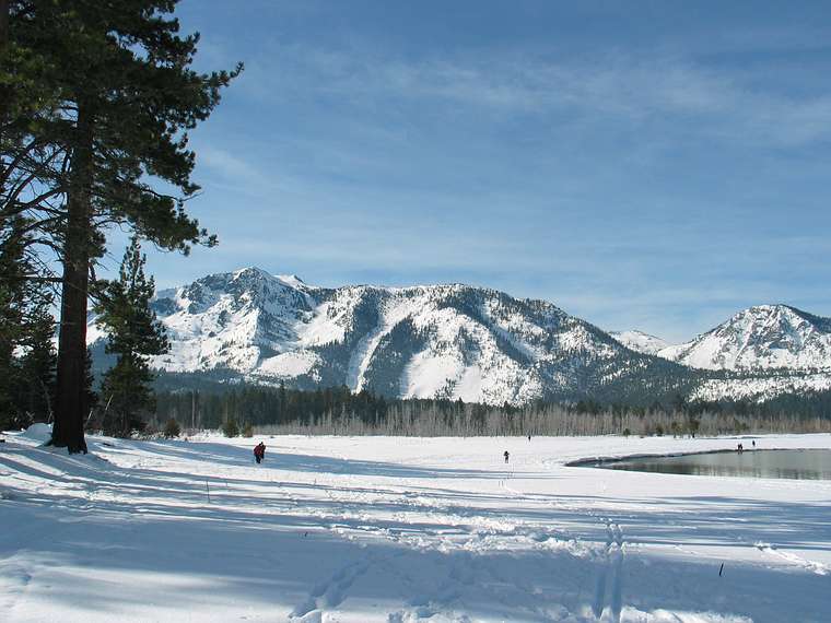 Jan. 15, 2005 - Along the south shore of Lake Tahoe at Camp Richardson, California.