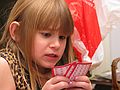 Jan. 1, 2005 - Jamaika Plain, Boston, Massachusetts.<br />At John and Priscilla's for a New Year party.<br />Larisa.