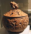 Feb. 12, 2005 - Metropolitan Museum of Art, New York City.<br />Covered Veracruz ceramic bowl of the 6th-9th century.