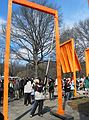 Feb. 12, 2005 - Central Park, New York City.<br />Christo and Jeanne-Claude's "The Gates" installation.