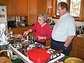 April 10, 2005 - Merrimac, Massachusetts.<br />Norma's birthday and Paul and Norma's wedding anniversary celebration.<br />Joyce and Dominic.