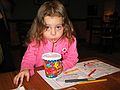 April 29, 2005 - North Andover, Massachusetts.<br />Miranda at Bertucci's Pizzeria.