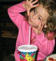 April 29, 2005 - North Andover, Massachusetts.<br />Miranda at Bertucci's Pizzeria.