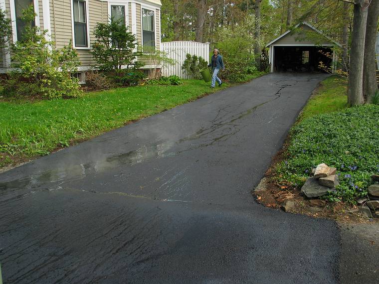 May 10, 2005 - Merrimac, Massachusetts.<br />Redoing of our driveway.