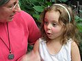May 14, 2005 - The Butterfly Place, Westford, Massachusetts.<br />Joyce and Miranda.