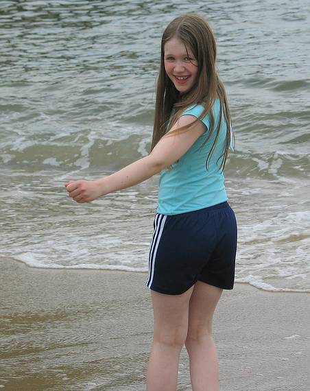 June 13, 2005 - Acadia National Park, Mount Desert Island, Maine.<br />Dagbjrt at Sandy Beach.