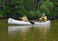June 19, 2005 - White Lake State Park,Tamworth, New Hampshire.<br />Arianna and Tom on White Lake.